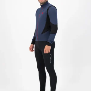 Rogelli BRAVE - męska softshellowa kurtka rowerowa granatowa - obrazek 4