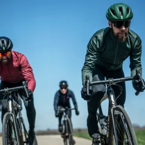 Rogelli ESSENTIAL - męska softshellowa kurtka rowerowa zielona - obrazek 12