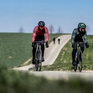 Rogelli ESSENTIAL - męska softshellowa kurtka rowerowa zielona - obrazek 13